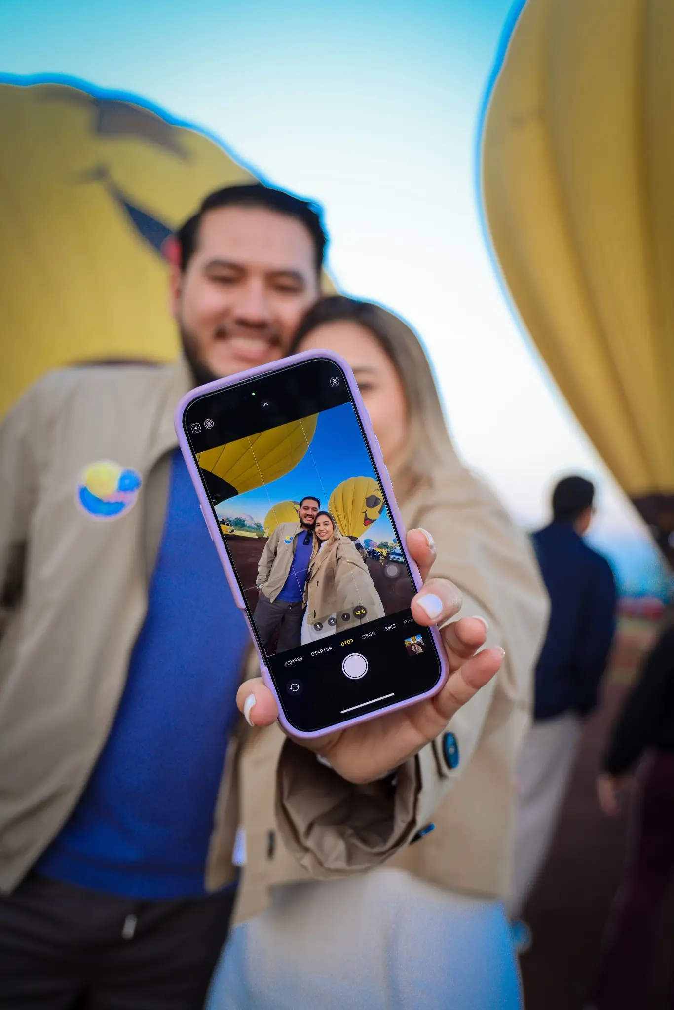 Selfie en globo